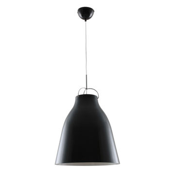 pendant light aluminium black and white