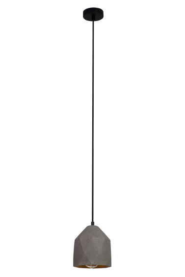 pendant light E27 dark concrete