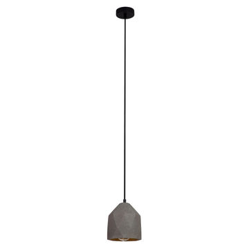 pendant light E27 dark concrete