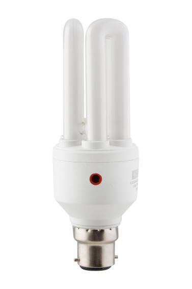  cfl light bulb 3u day/night sensor 15w B22 cool white 