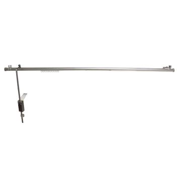 Rod Kit For Door Without Drilling Chrome 100cm