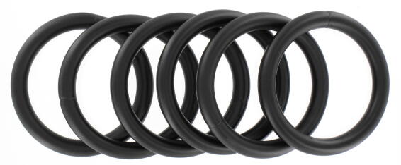 6IB CURTAIN RINGS BLACK