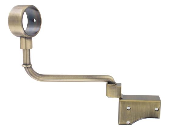 Window Case Brackets + 2IB No Drill 28mm Diam Brass