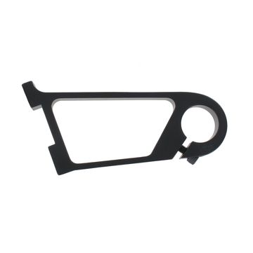 Curtain Rod Brackets + 2IB No Drill Black