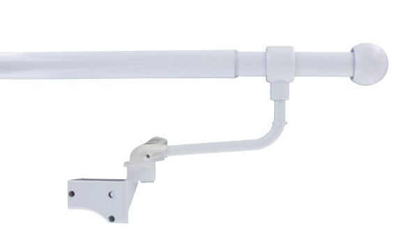 Window Case Kit + IB No Drill 20mm Diam White 50-90cm