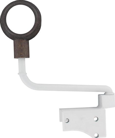 Window Case Brackets + 2IB 28mm Diam No Drill Oak