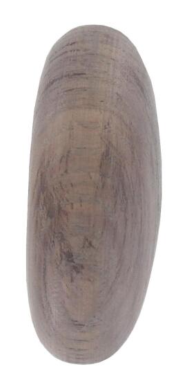 Curtain Rod Finial INSPIRE 28mm Diam Galet Wood Oak Sonoma x1