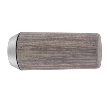 Curtain Rod Finial INSPIRE 28mm Diam Pommel Ring Oak Sonoma