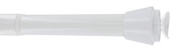 Curtain Rod + IB Extendable No Drill Yuko White 140x240cm