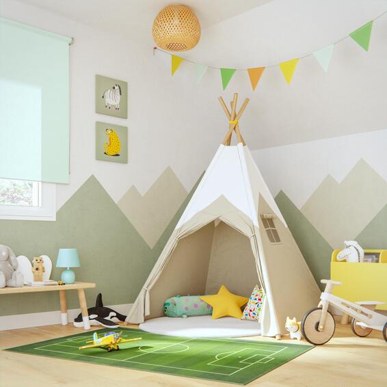 CEILING LAMP 1XE27 D35CM BAMBOO NATURAL