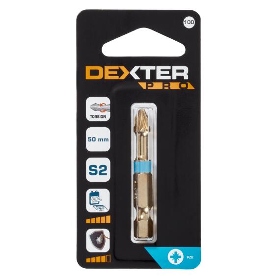 1 Torsion Bit Pz2 50Mm Dexter Pro