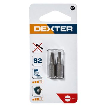 Set Of 2 Bits Dexter Sl4.5X0,6 25Mm