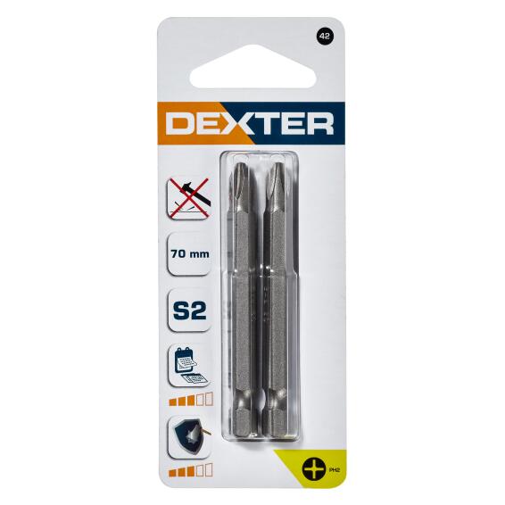 Set Of 2 Bits Dexter Ph2 70Mm