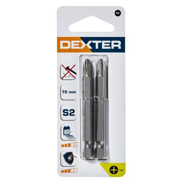 Set Of 2 Bits Dexter Ph2 70Mm