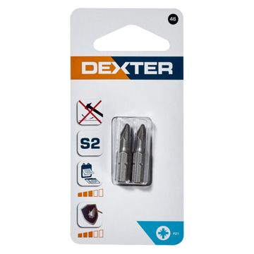 Set Of 2 Bits Dexter Pz1 25Mm