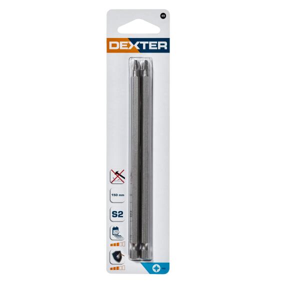 Set Of 2 Bits Dexter Pz2 150Mm