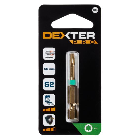 1 Torsion Bits T15 50Mm Dexter Pro