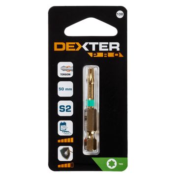 1 Torsion Bit T20 50Mm Dexter Pro