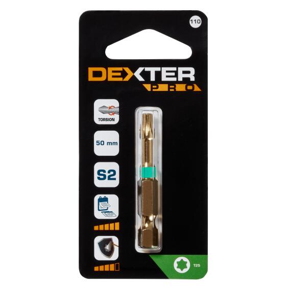 1 Torsion Bits 1Pcs T25 50Mm Dexter Pro