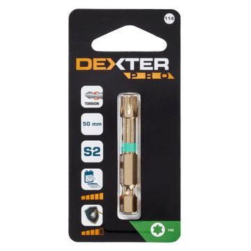1 Torsion Bits T40 50Mm Dexter Pro