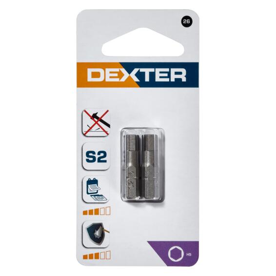 Set Of 2 Bits Dexter H5 25Mm