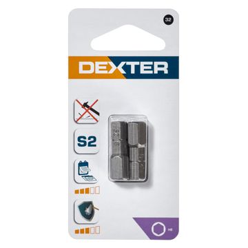 Set Of 2 Bits Dexter H8 25Mm