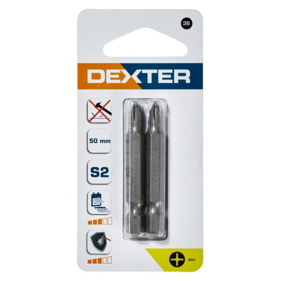 Set Of 2 Bits Dexter Ph1 50Mm
