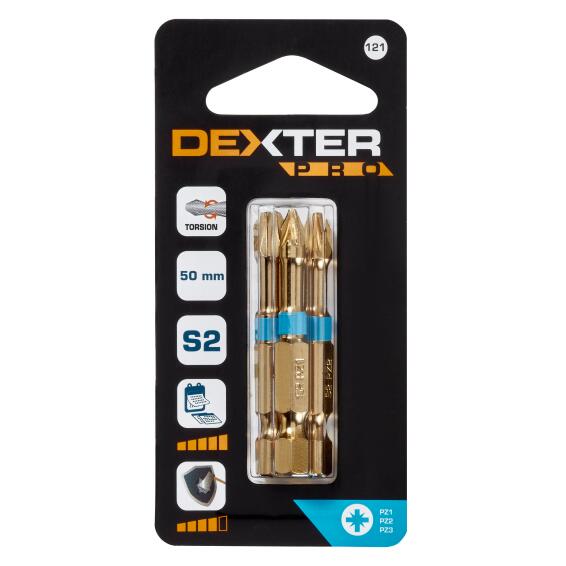 Torsion Bits Dexter Pro Pz1,Pz2,Pz3 50Mm
