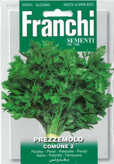 Seed, Parsley Curly Leaf, FRANCHI SEMENTI