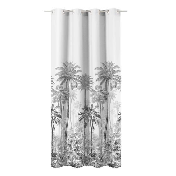 Inspire jungle curtain white 140x280cm