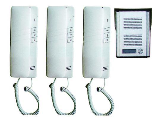 Intercom audio wired 3 receivers 1 transmitter