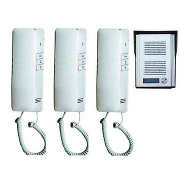 Intercom audio wired 3 receivers 1 transmitter