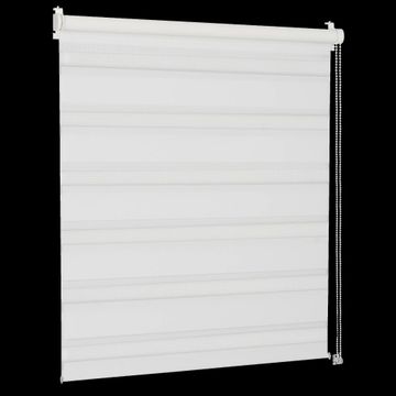 Inspire night & day roller blind  clipsable white 50x160cm