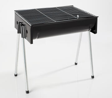 Metalix 400 Charcoal Braai Stand Black W34cmxL50cmxH14cm