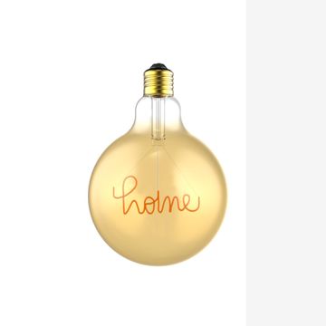 Lexman led filament light bulb g125 e27 3.5w warm white amber