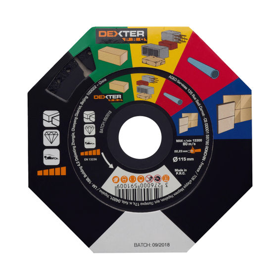Diamond Disc Dexter Pro Multimaterial 115X22,2Mm