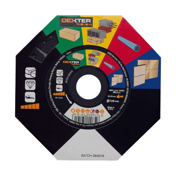 Diamond Disc Dexter Pro Multimaterial 125X22,2Mm