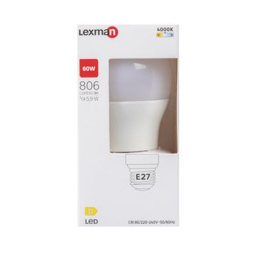 Lexman  light bulb e27 cool white