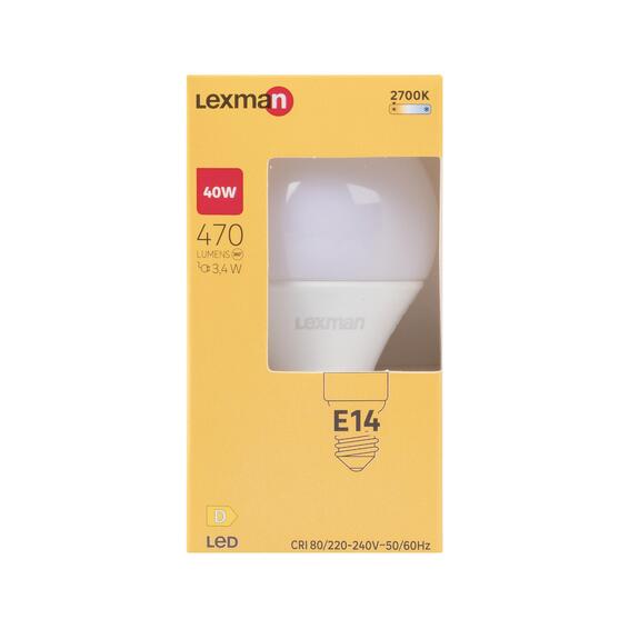 Lexman  light bulb e14 warm white