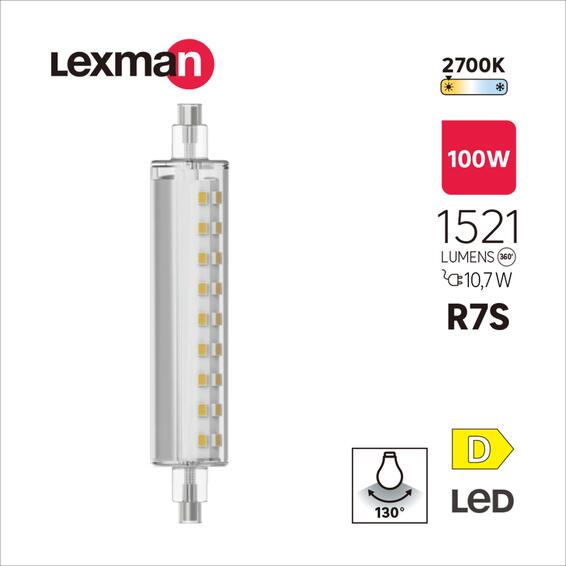 Lexman  light bulb j118 warm white