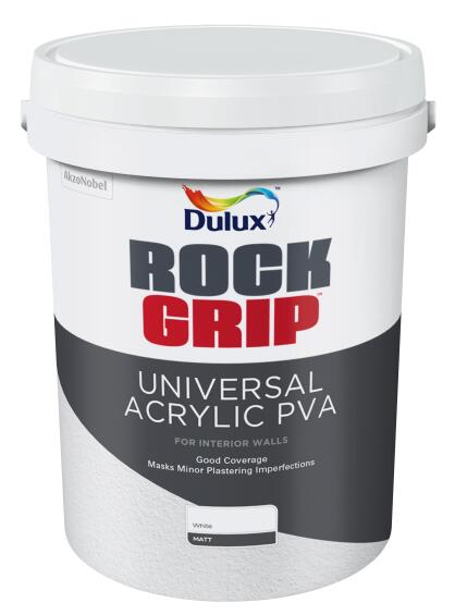  Rockgrip Universal Paint Acrylic PVA White Matt 20L