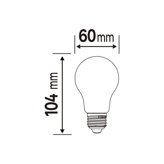 Lexman  a60 e27 led general light bulb daylight 12.8w