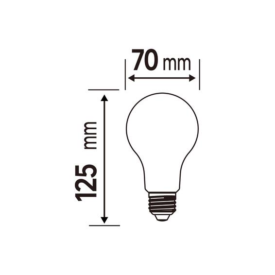 Lexman  a70 e27 led general light bulb cool white 18w