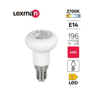 Lexman led light bulb r39 e14 2w