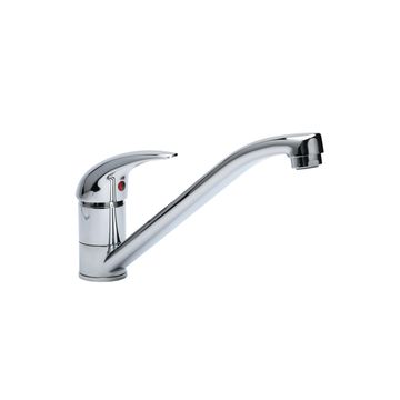 Franke kitchen sink mixer tap projectline single lever chrome h15.6cm spout reach 22cm
