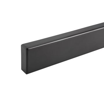 Delinia Magnetic Knife Holder Black Stainless Steel W30 X H4 X D2Cm