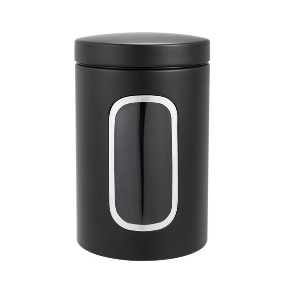 Delinia Storage Container Black W11 X D11 X H18Cm