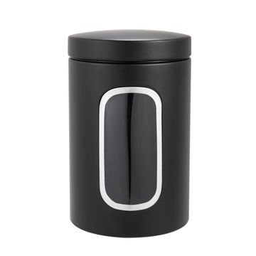 Delinia Storage Container Black W11 X D11 X H18Cm