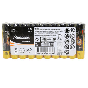 Battery LEXMAN AAA LR03 alkaline 10 pack