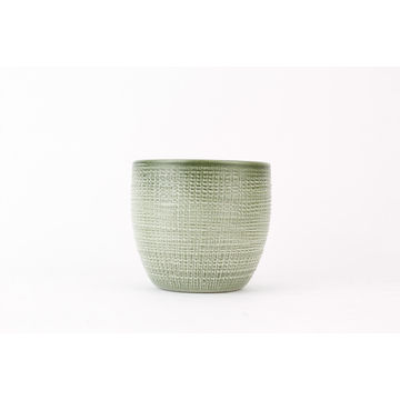 Pot Glazed Mentha Green Large